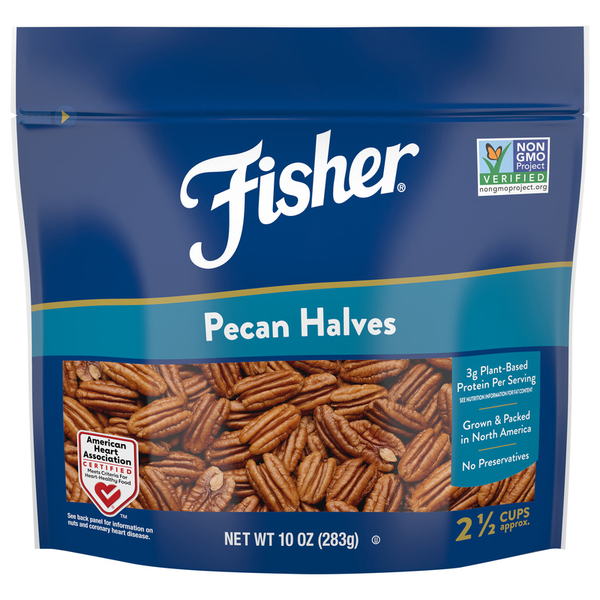 Nuts, Seeds & Dried Fruit Fisher Pecan Halves hero