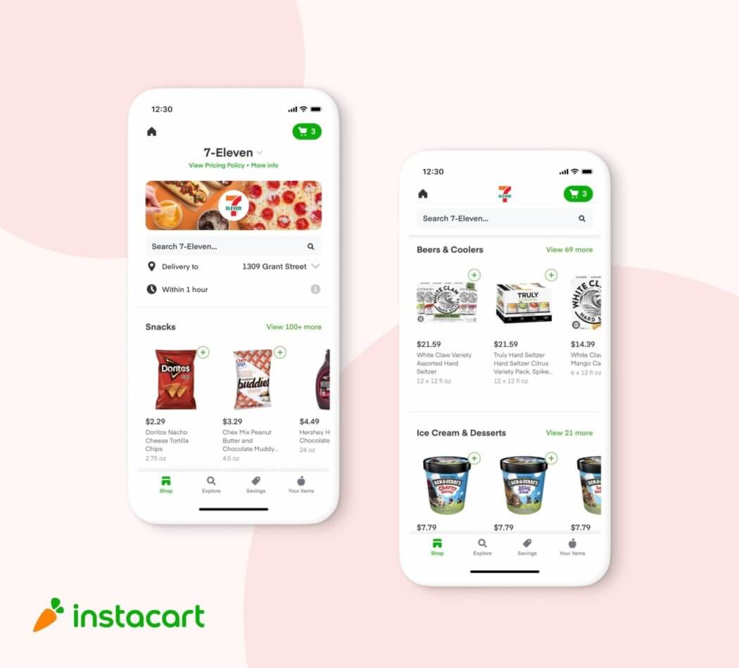 Instacart Adds 7-Eleven as First National Convenience Store to Bring Same-Day Delivery to Customers
