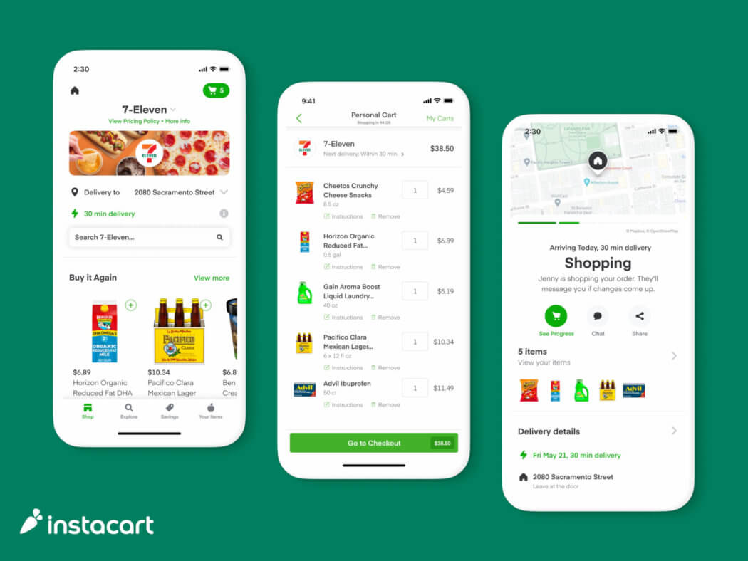 7-Eleven Delivery via Instacart Now Available Nationwide