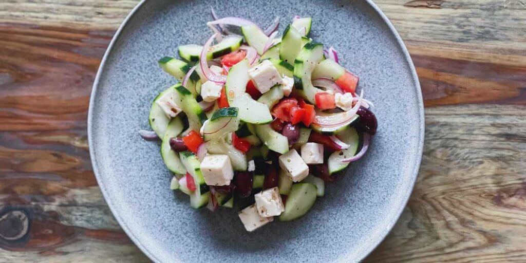 A Light Greek Salad