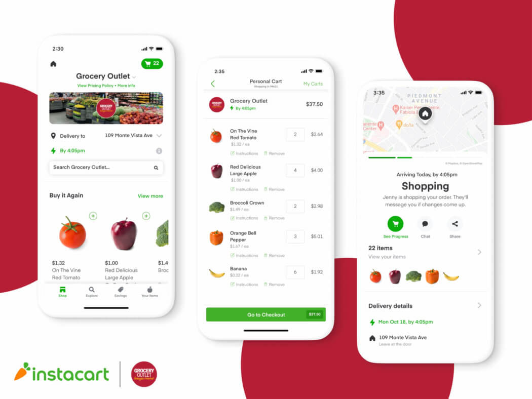 Grocery Outlet Launches Its First Ecommerce Offering with Instacart
