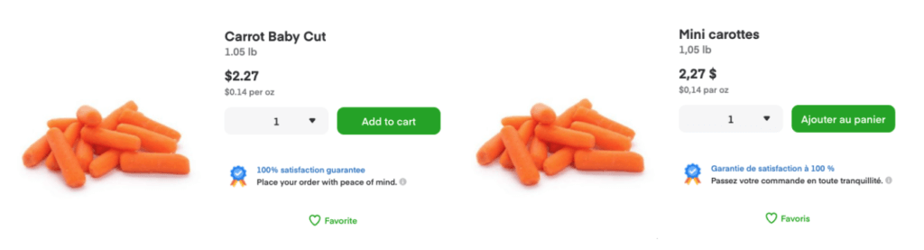 Baby Carrots - Instacart App 