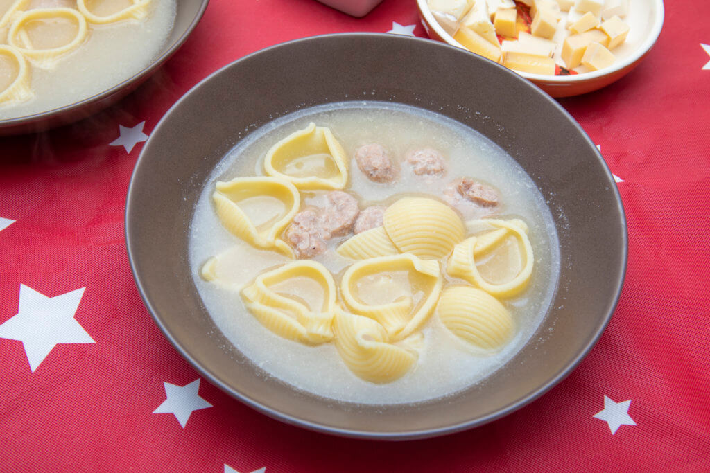 Cristmas' Galets' Soup, catalonian soup