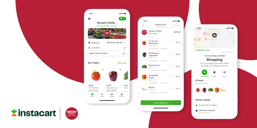 Grocery Outlet and Instacart Expand E-commerce Offering Nationwide 