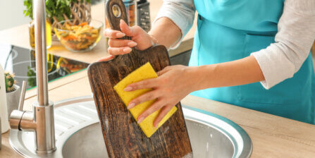 How to Clean a Wooden Cutting Board + 5 Care Tips