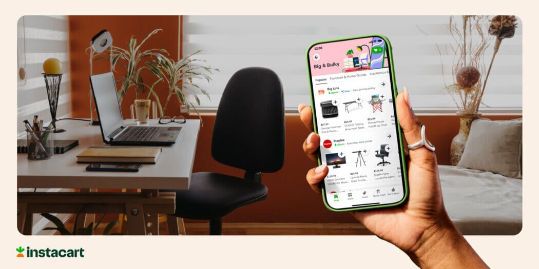 Instacart Launches New “Big & Bulky” Fulfillment Solution for Retailers Nationwide