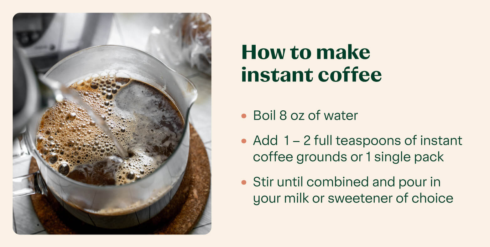 how to make instant coffee