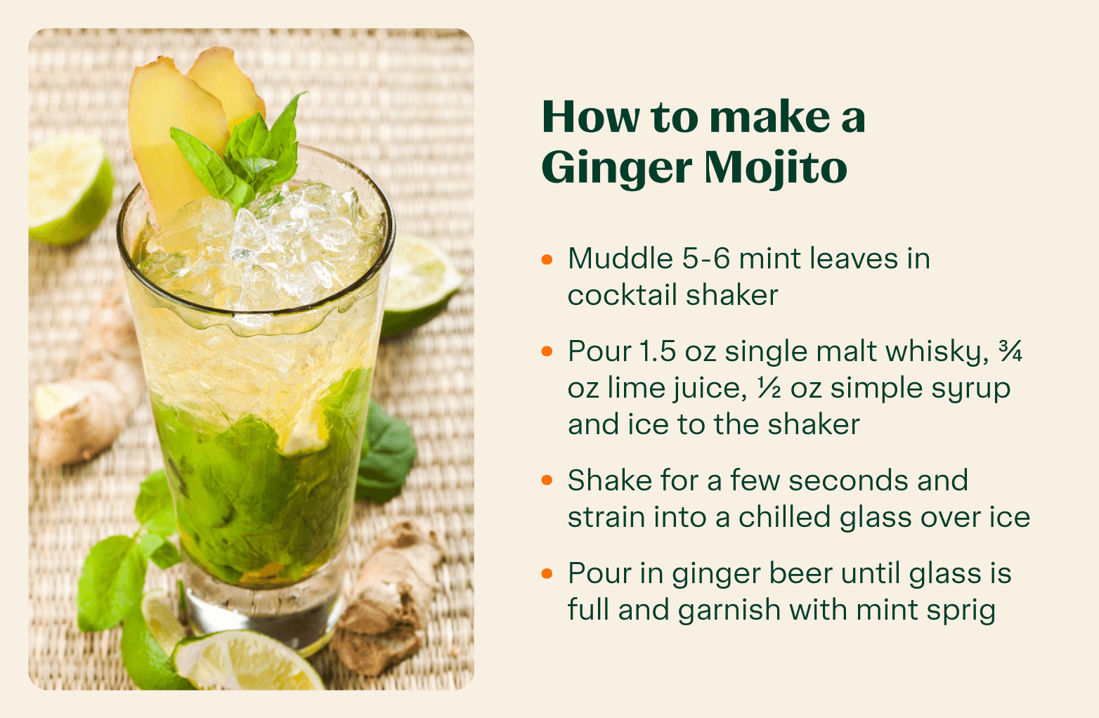 how to make a ginger mojito