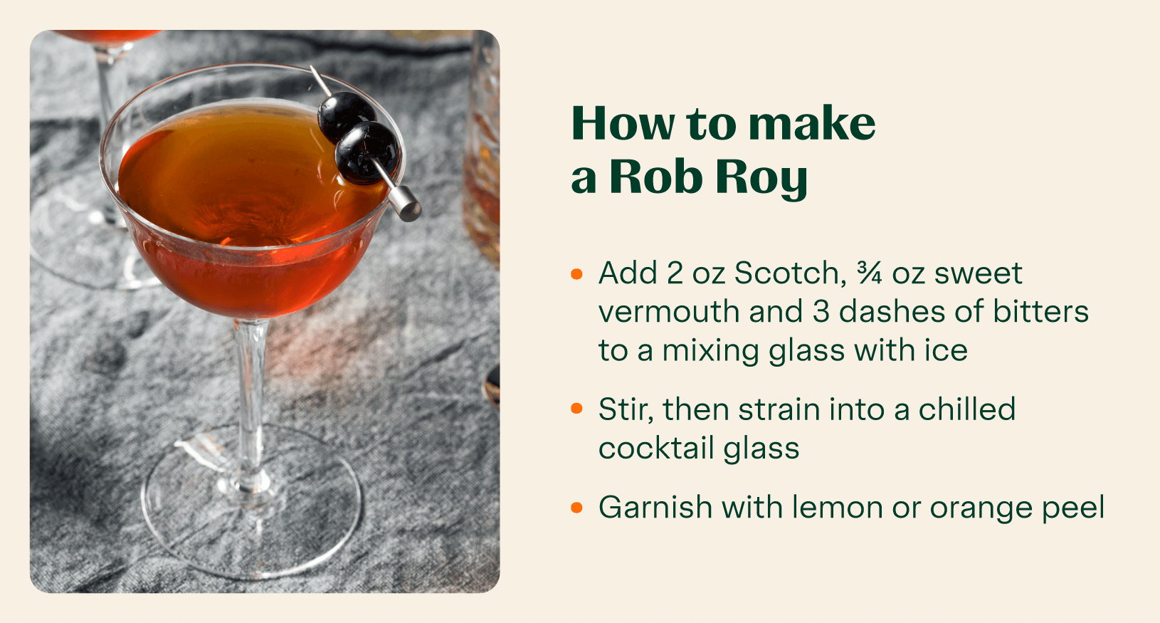 how to make a rob roy