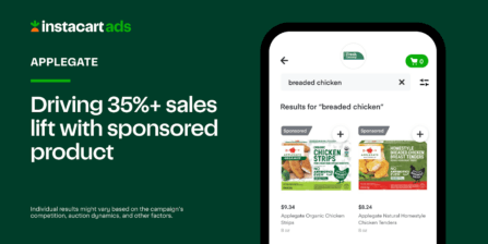 Applegate Test Shows 35% Sales Lift from Instacart Ads