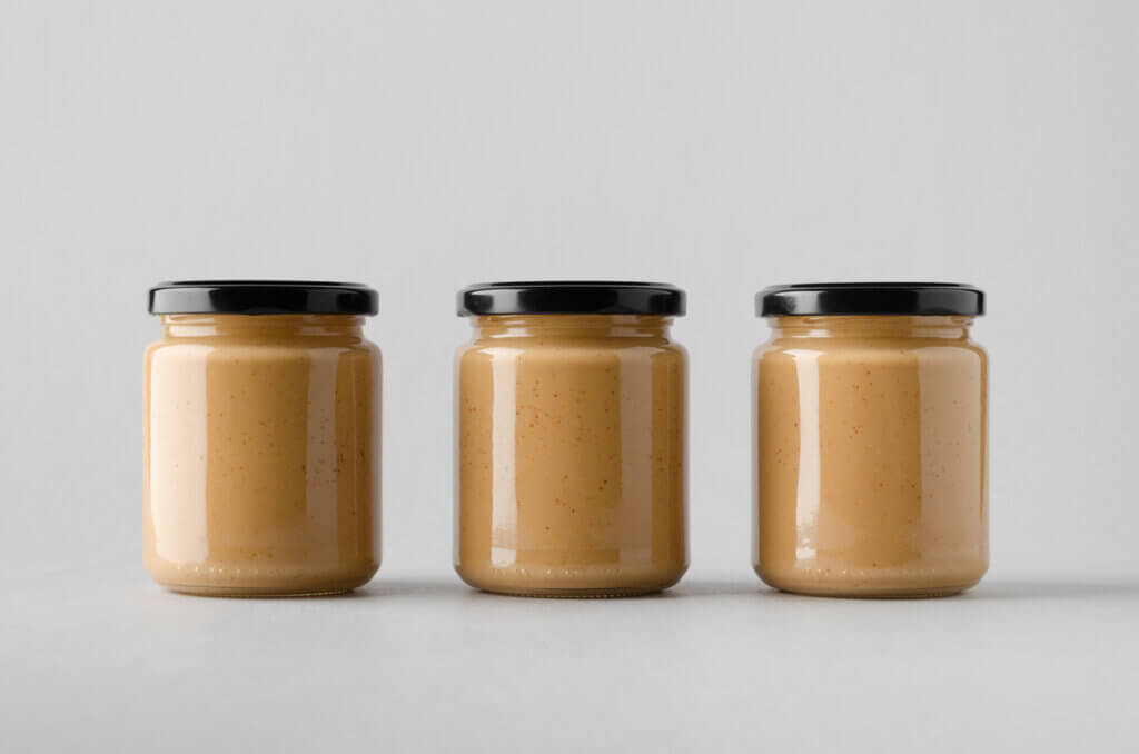 Peanut / Almond / Nut Butter Jar Mock-Up