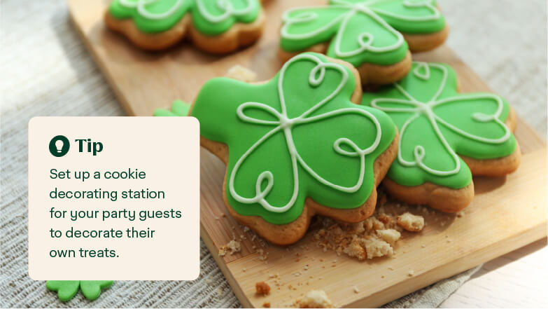 shamrock cookies for st. patrick's day