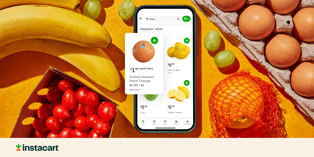 Fresh Market Now Part Of Instacart Delivery Service