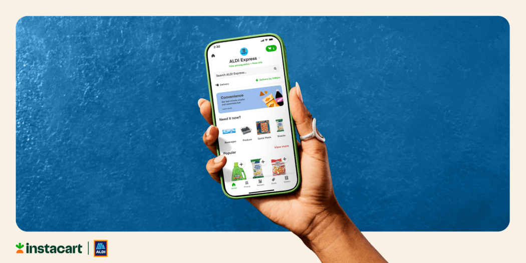 Aldi Launches 30-Minute Delivery with New Instacart-Powered Virtual Convenience Store
