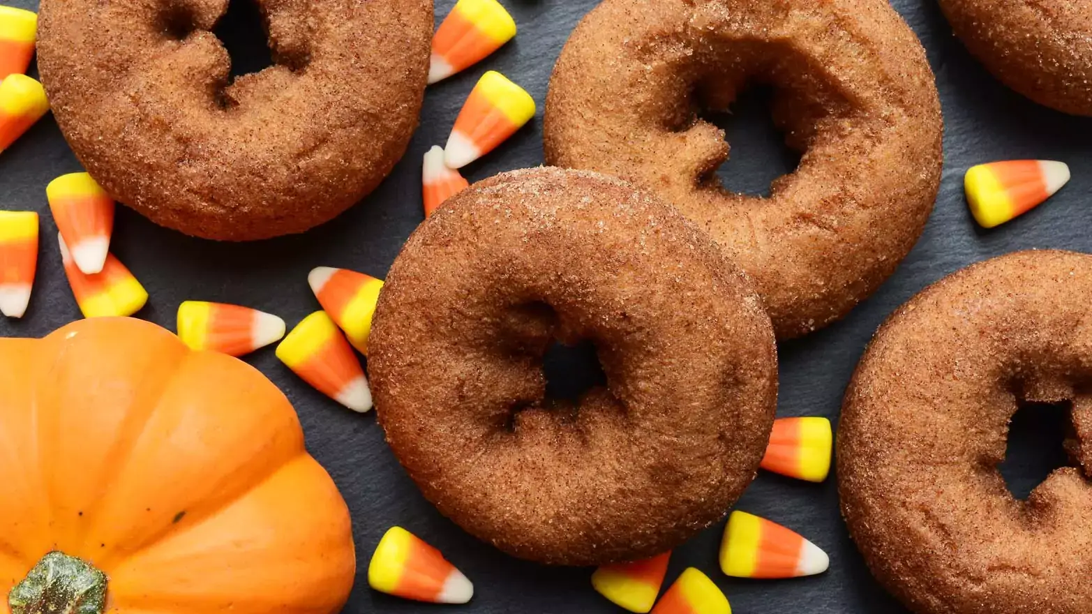 candy corn donuts