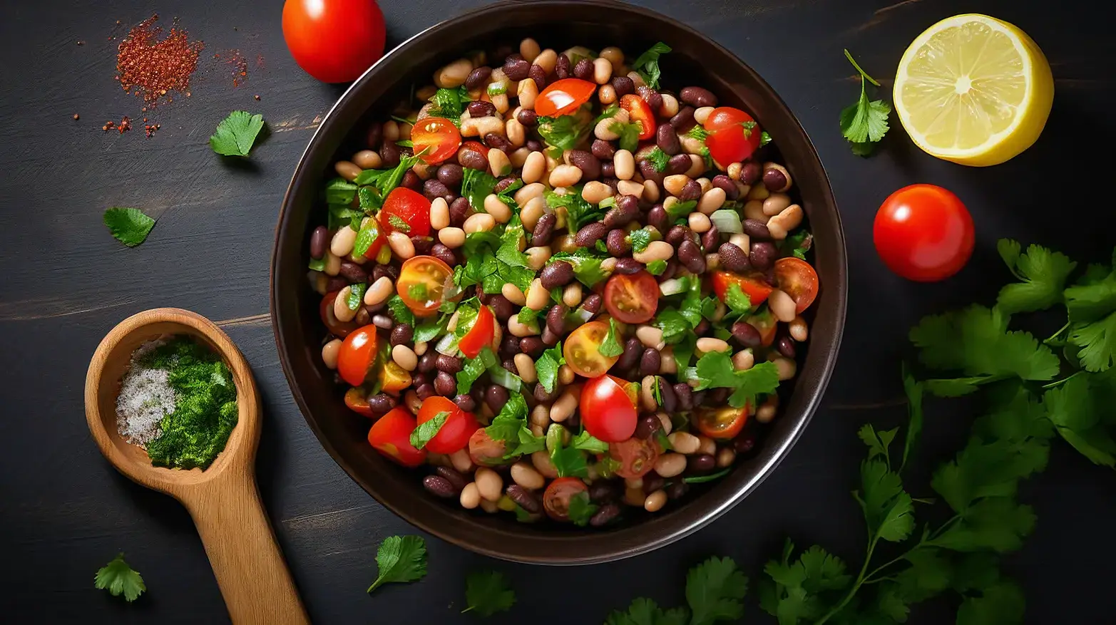 light and refreshing kidney bean salad