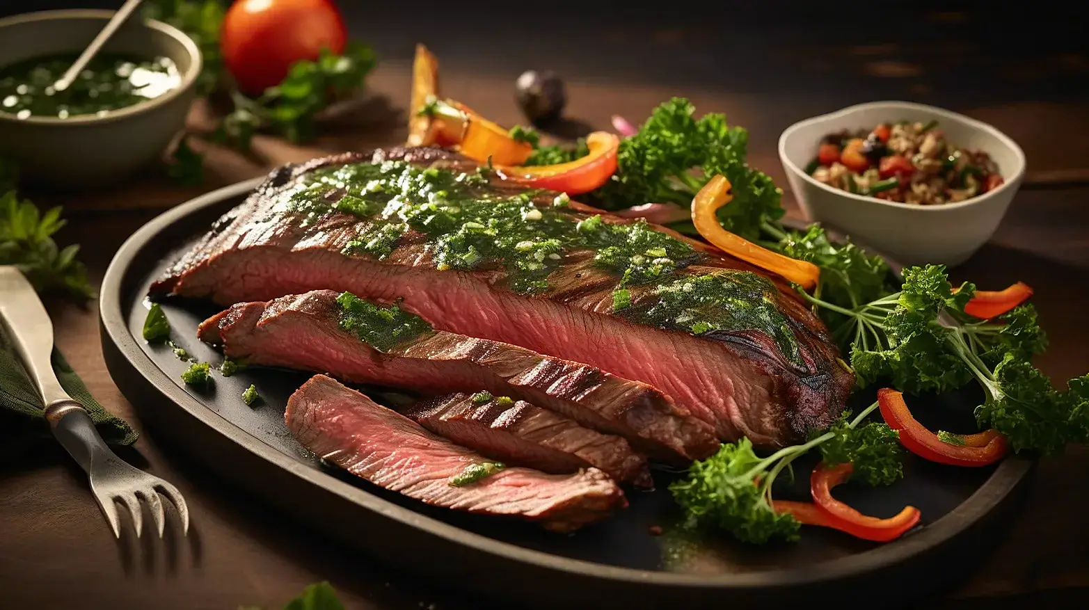 chimichurri grilled flank steak