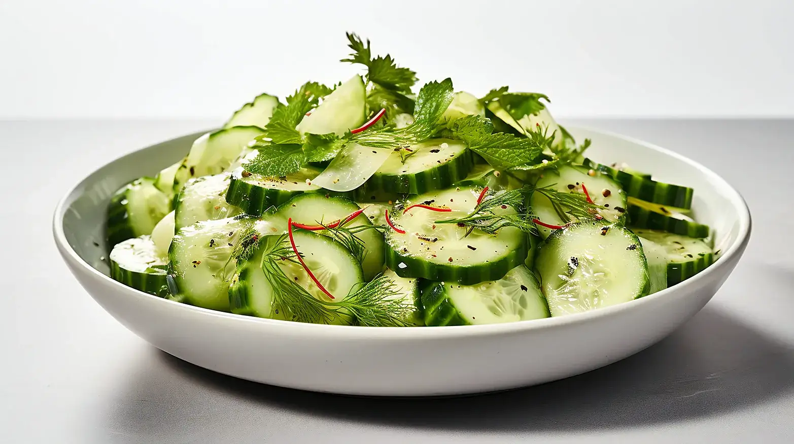 refreshing cucumber salad
