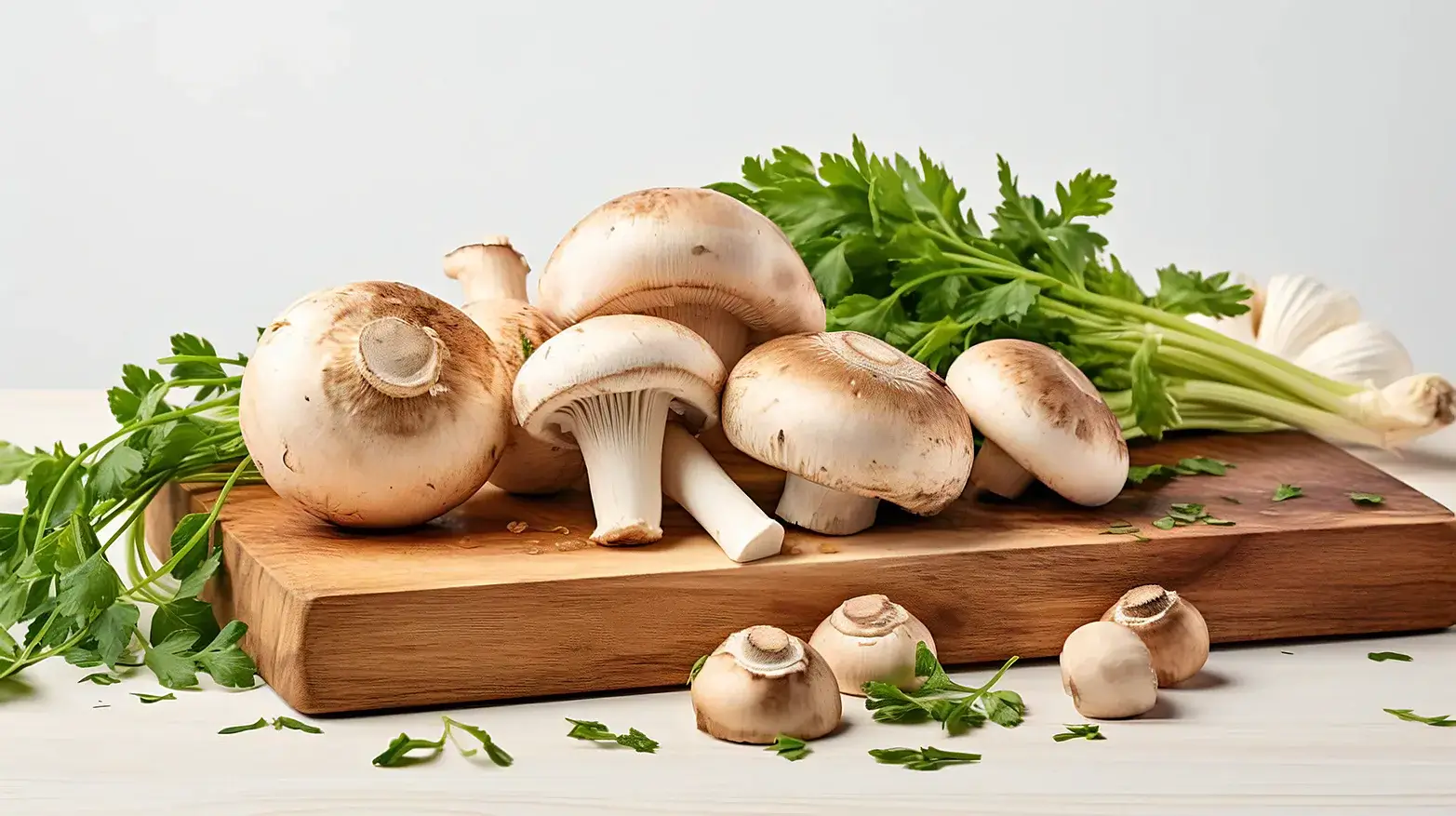 garlic and thyme mushrooms