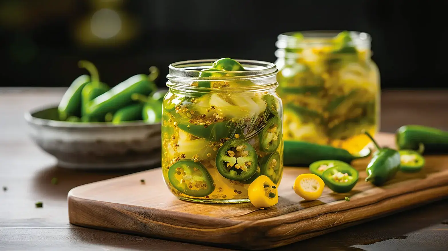 zesty pickled jalapenos