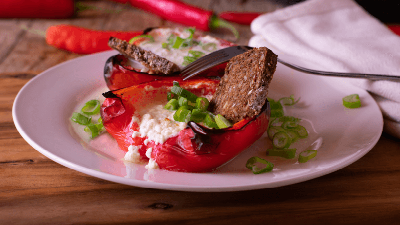 stuffed peppers with cottage cheese