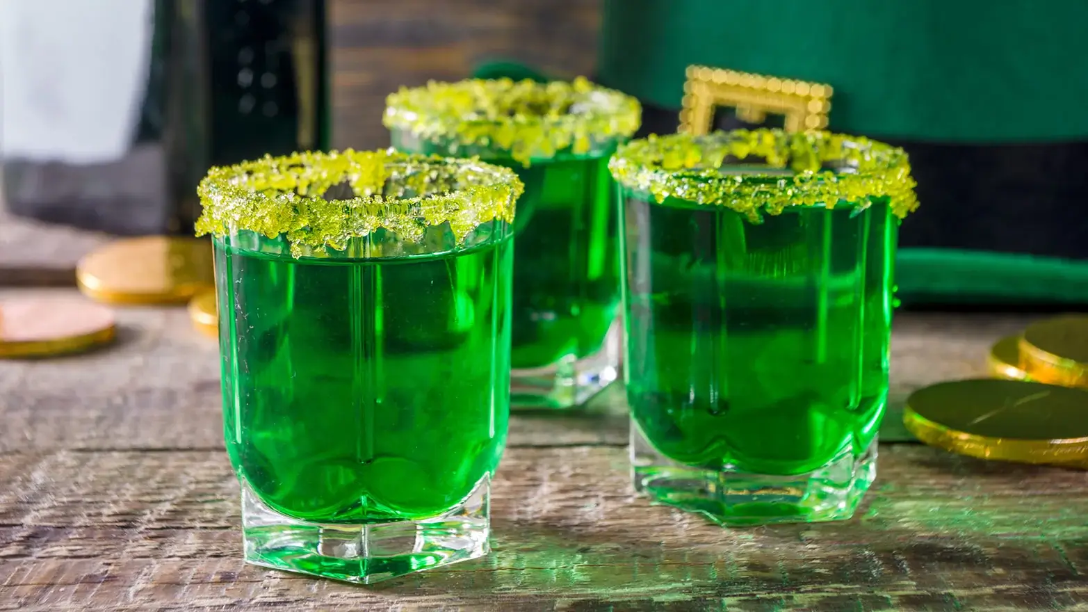 green jello shots