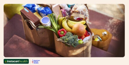 Teaming up with the American Cancer Society to deliver groceries to families in need