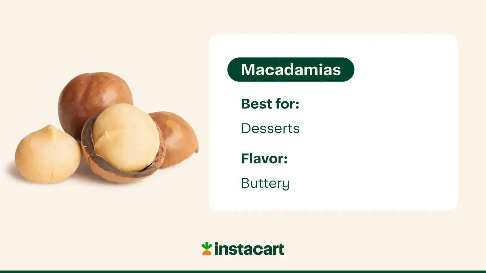flavor profile of macadamias