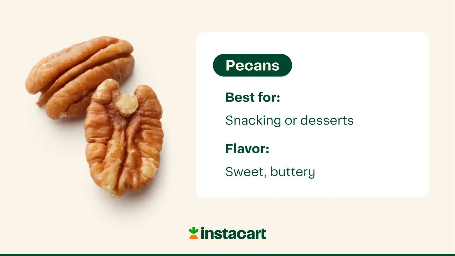 flavor profile of pecans