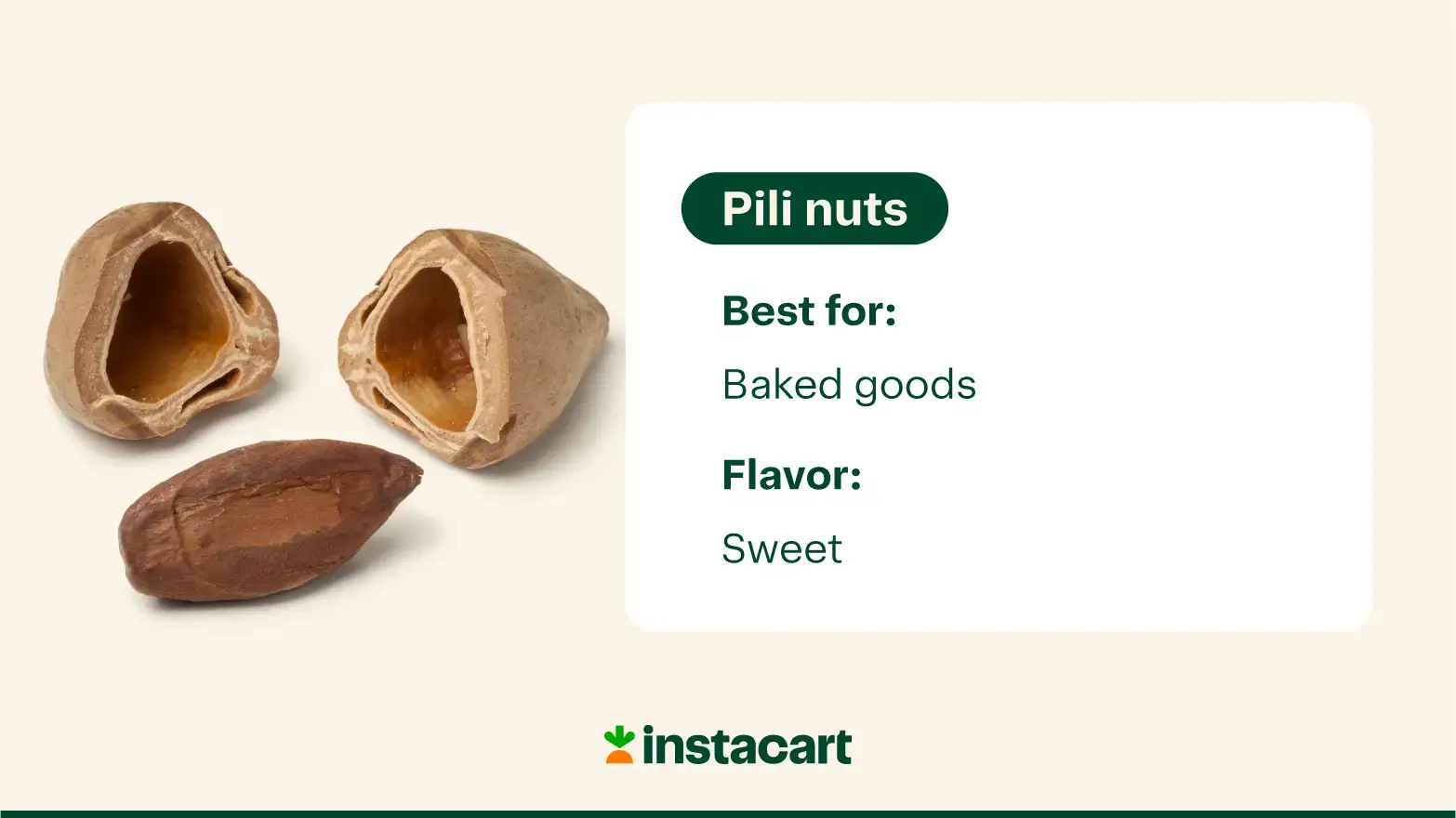 flavor profile of pili nuts