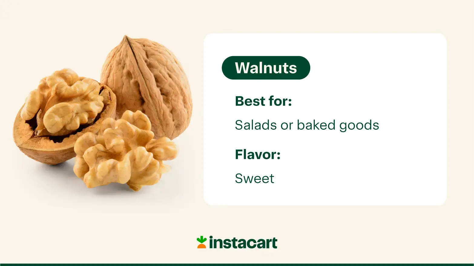 walnut flavor profile