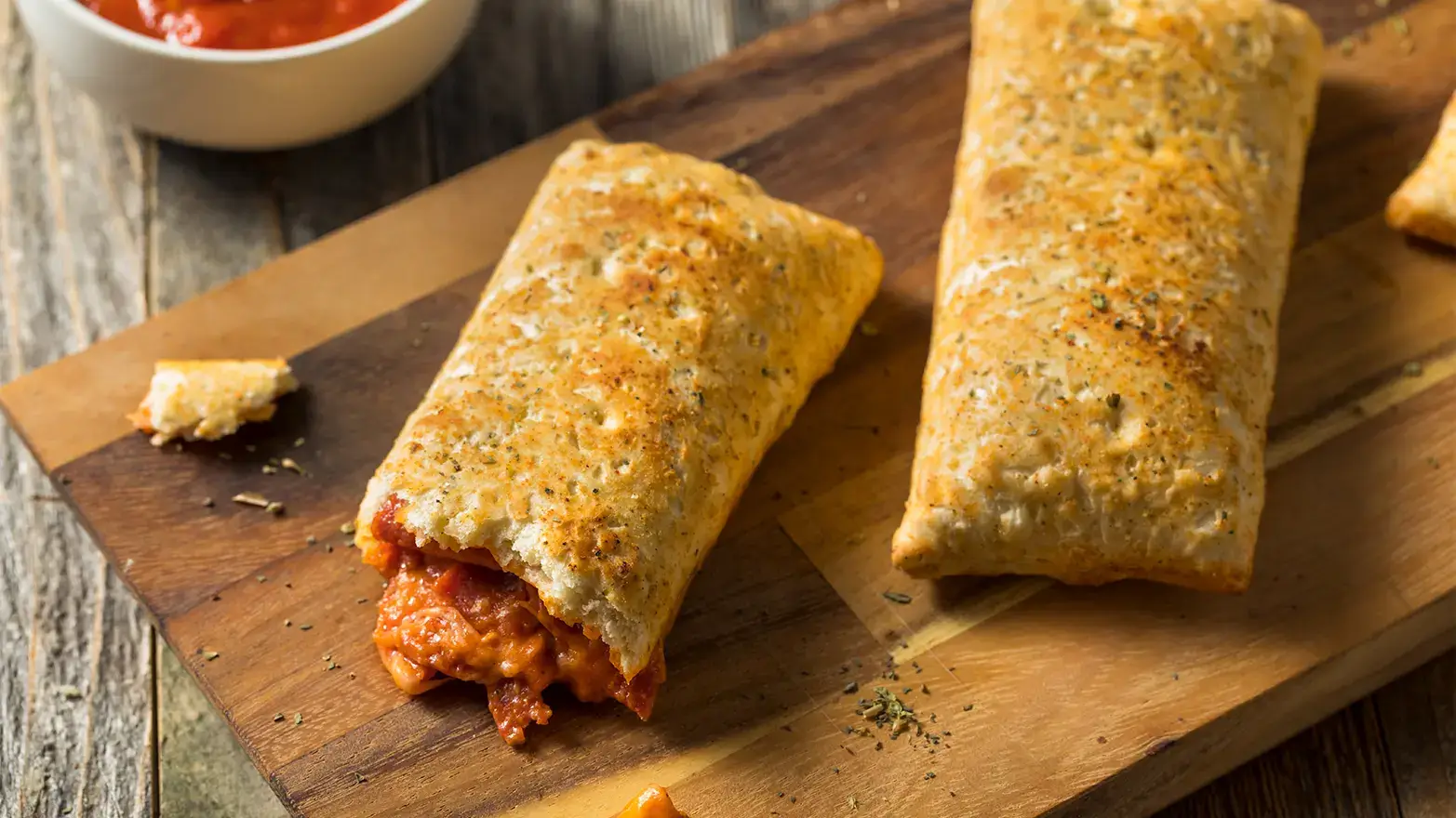 personal pizza pockets for birthday dinner ideas
