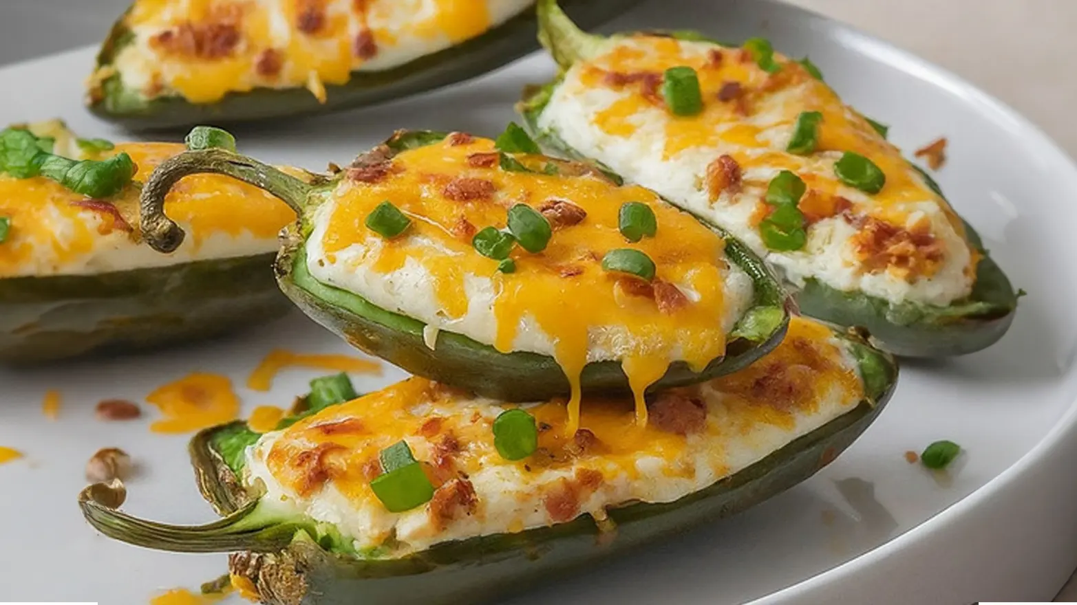 Loaded jalapeno poppers