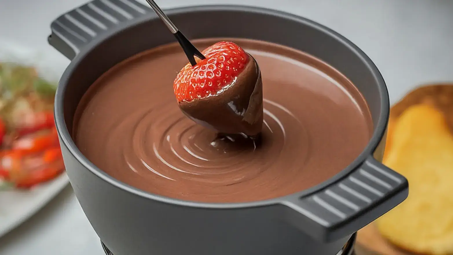 Chocolate fondue station