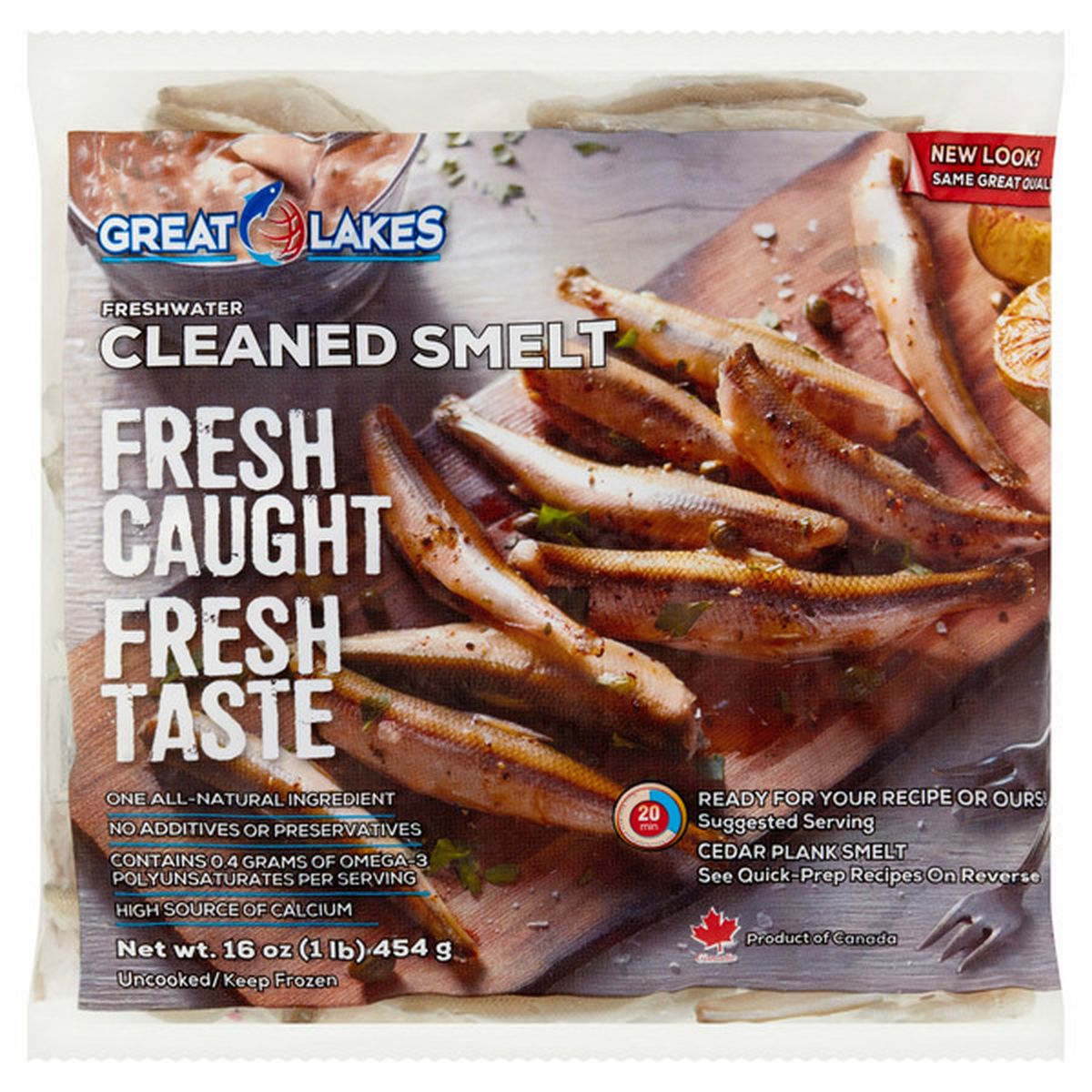 Great Lakes Freshwater Cleaned Smelt (16 oz) Delivery or Pickup