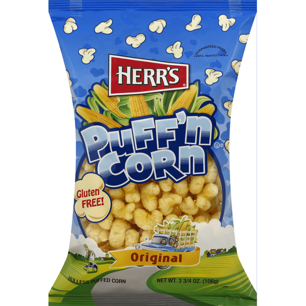 Herr's Puff'n Corn Big Cheese Flavored Hulless Puffed Corn, 4 1/2 oz - The  Fresh Grocer
