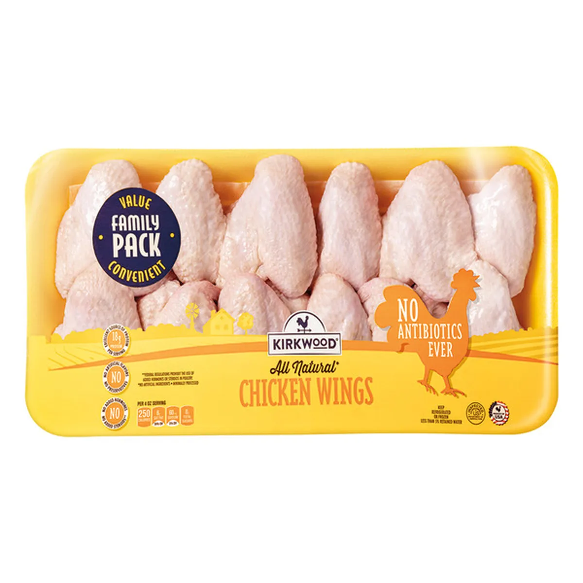 Pilgrim's Chicken Wing Sections, Family Value Pack - FRESH by Brookshire's