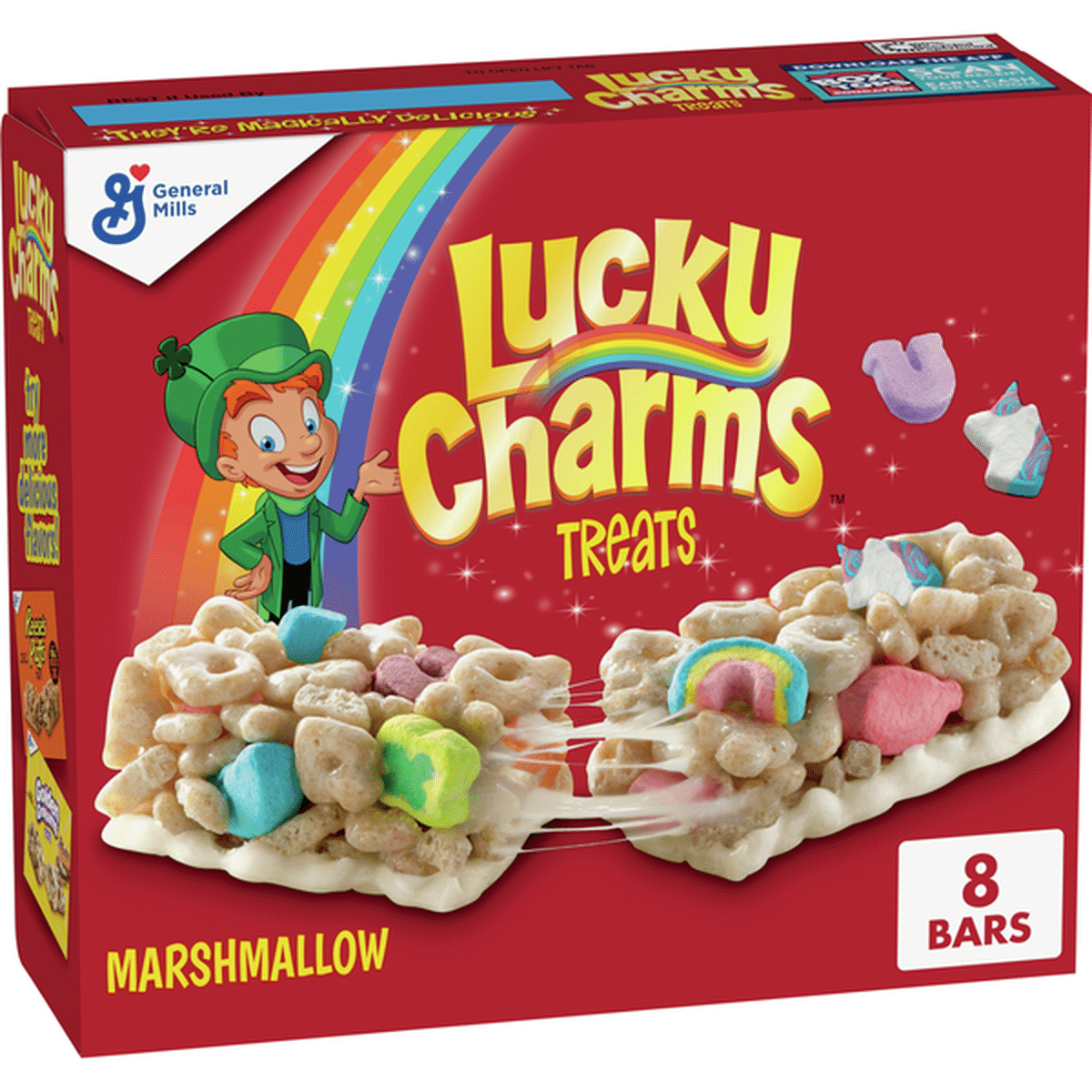 Lucky Charms 2 Family Size Boxes Honey Clovers and Chocolate
