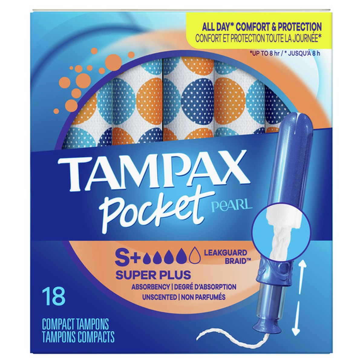 Playtex Sport Tampons Super Absorbency Unscented, 18 ct - Foods Co.