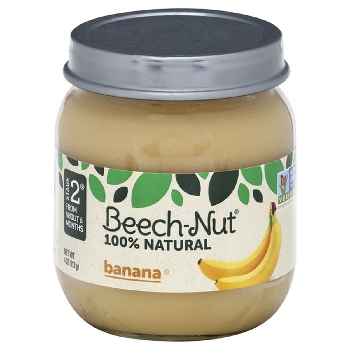 Beech-Nut Banana Baby Food Jar