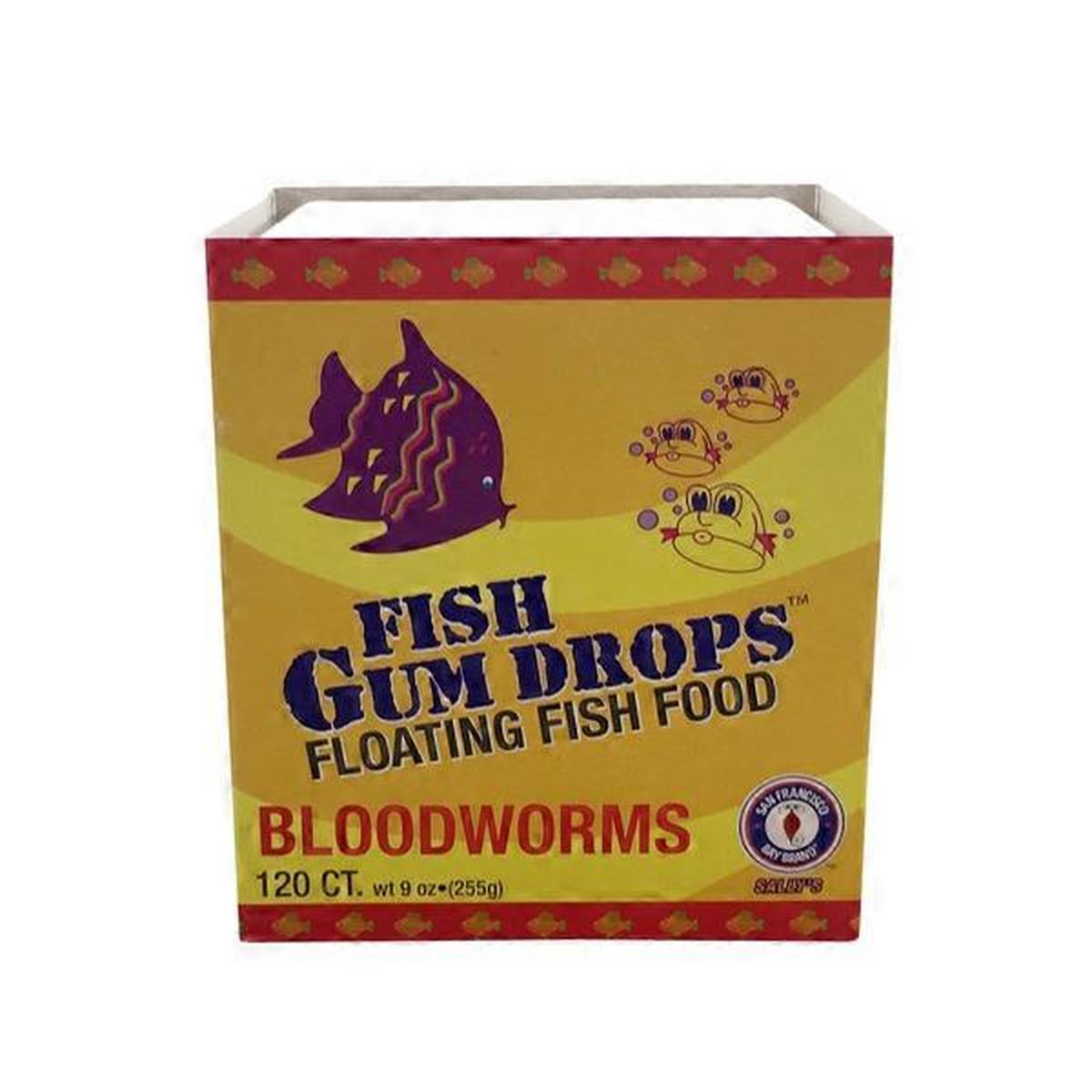 San Francisco Bay Coffee Fish Gum Drops Floating Fish Food Bloodworms (120  ct) Delivery or Pickup Near Me - Instacart