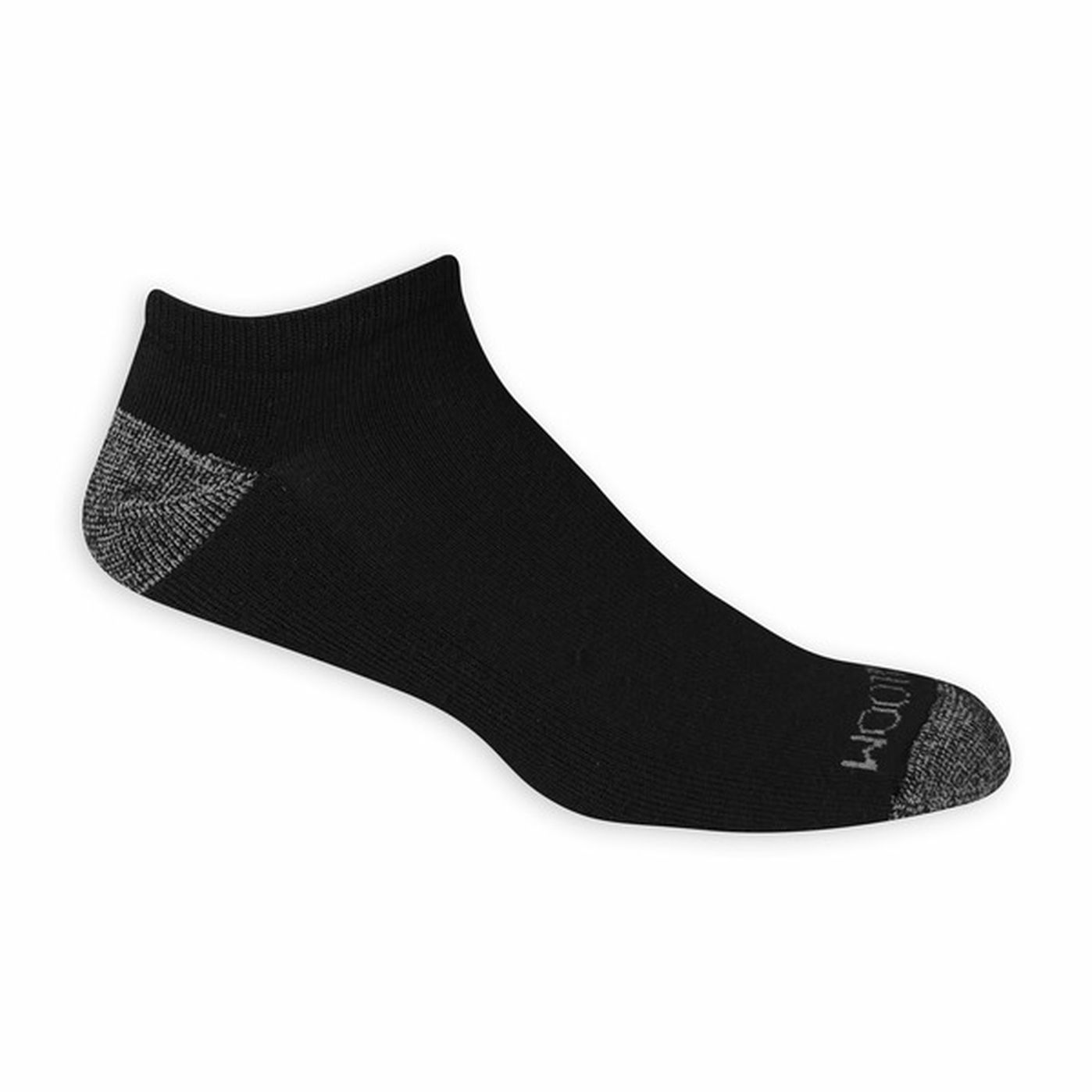 Fruit of the Loom Men's Dual Defense No-Show Socks, Size 6-12 - Black ...