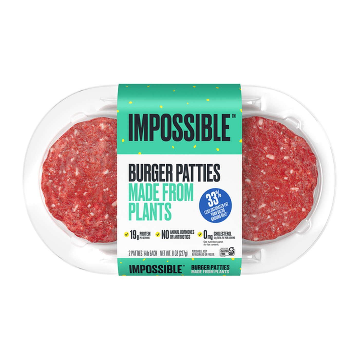 Impossible Burger Patties Made From Plants 8 Oz Delivery Or Pickup Near Me Instacart