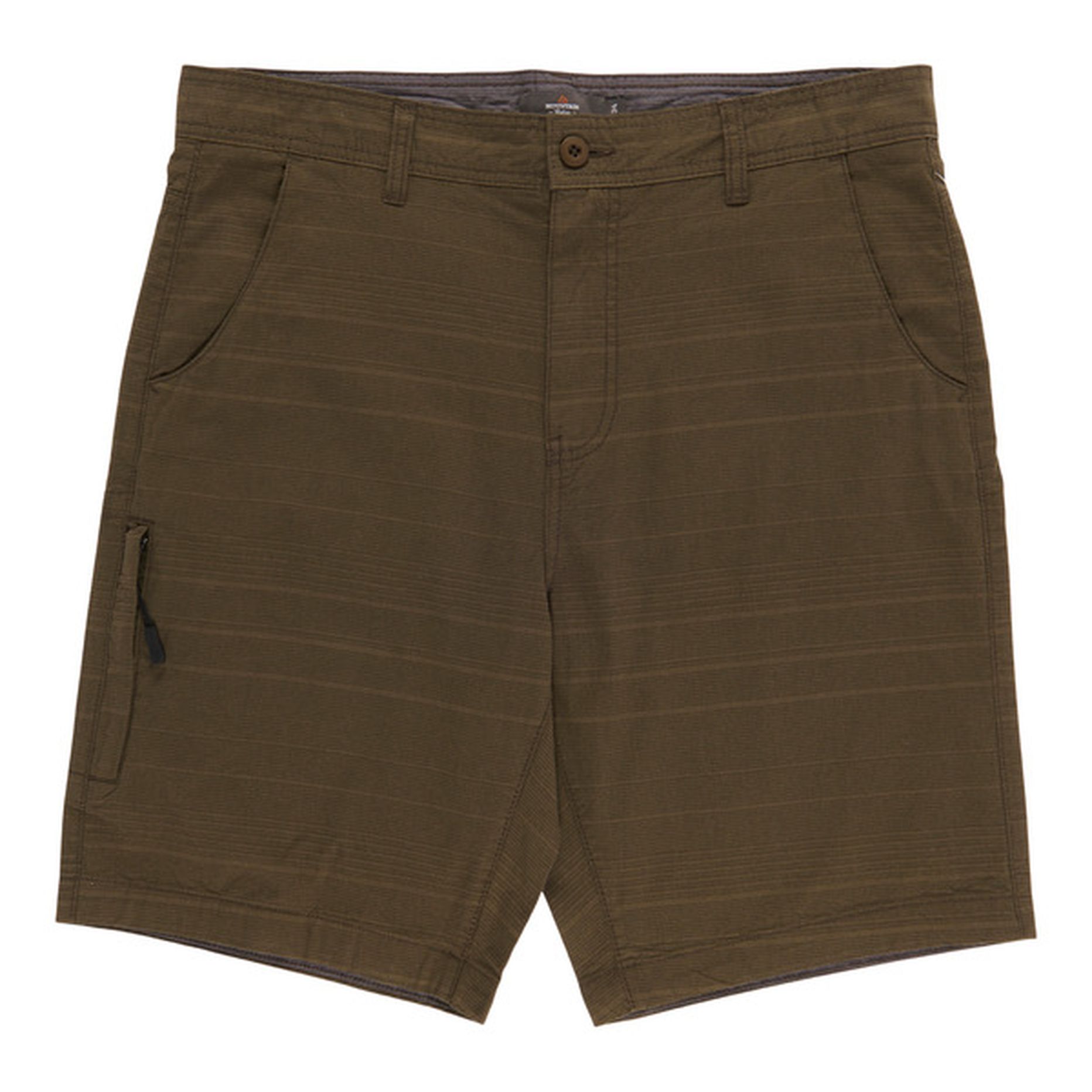 Mountain Ridge Honey Men's Striped Shorts, Size 34 - Dark Green ST1 (1 ...