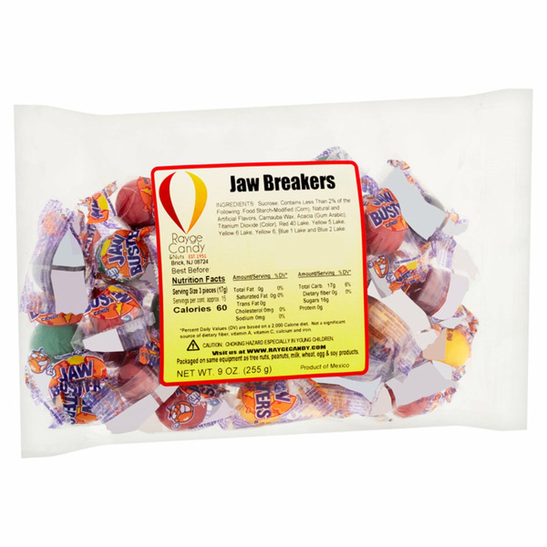 Rayge Candy & Nuts Jaw Breakers Candy (9 oz) Delivery or Pickup Near Me ...
